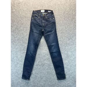 Frame Jeans Women's‎ 25 Le High Skinny Dark Blue Stretch Denim High Rise